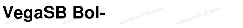 VegaSB Bol字体转换
